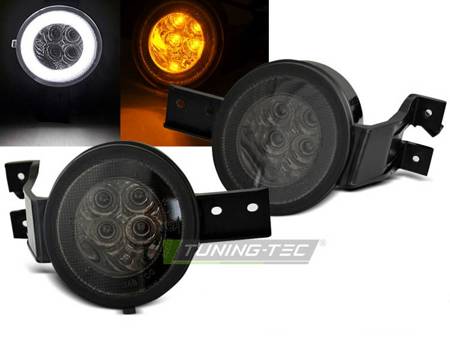 Kierunkowskazy ze światłem pozycyjnym LED FRONT DIRECTIONLED SMOKE fits MINI COOPER R50 R53 R52 01-06