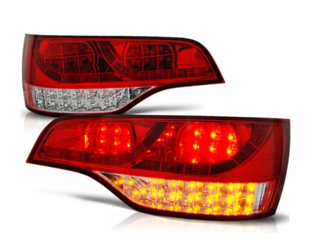 LAMPY DIODOWE AUDI Q7 06-09 RED WHITE LED BLINK