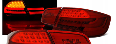 LAMPY DIODOWE BMW E92 06-10 RED SMOKE LED BAR