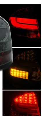 LAMPY DIODOWE SKODA OCTAVIA II 2004- SMOKE LED BAR