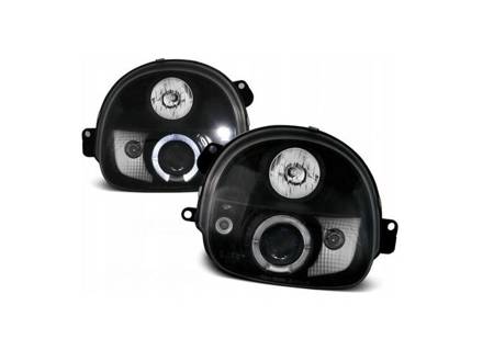 LAMPY REFLEKTORY RENAULT TWINGO 93-98 RINGI BLACK