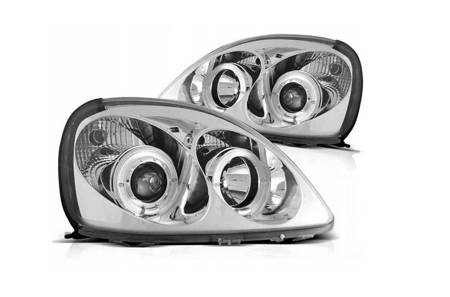 LAMPY REFLEKTORY TOYOTA YARIS 99-03 RINGI CHROME