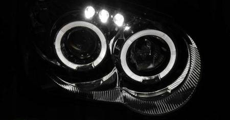 LAMPY SUBARU IMPREZA II GD 03-05 RINGI CHROME LED