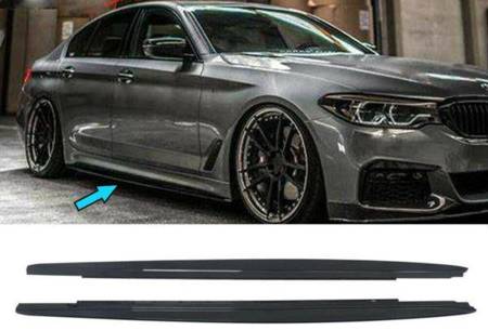 LISTWY POD PROGI BMW G30 G31 LOOK CARBON MP