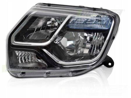 Lampa lewa reflektor black do Dacia Duster 13-17