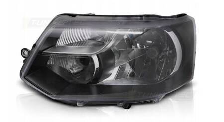 Lampa lewa reflektor black tyc do VW t5 10-15