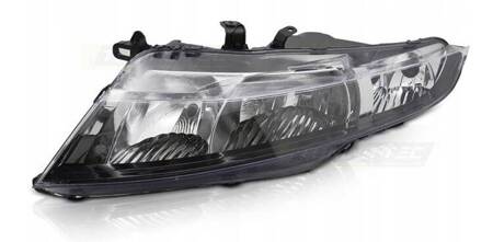 Lampa lewa reflektor chrome do Honda Civic 8 06-08