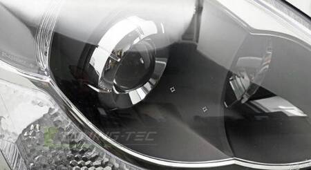 Lampa prawa reflektor black do honda civic 7 03-06