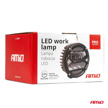 Lampa robocza drogowa LED PRO reflektor homologacja ECE R149 AMIO-03869