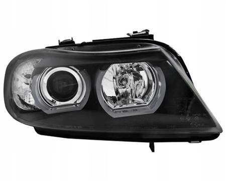 Lampy BMW E90/E91 05-08 black ringi led 3d