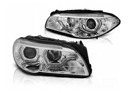 Lampy Bi-xenon Led Chrome Do Bmw F10 F11 Lci 13-16