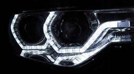 Lampy Bmw F30 F31 11-15 led chrome drl xenon d1s