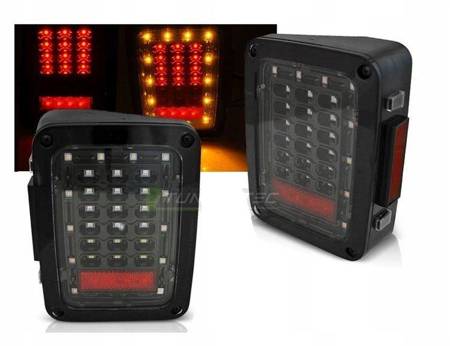 Lampy Chrysler Jeep Wrangler jk 07-18 led black