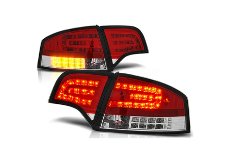 Lampy Diodowe Audi A4 B7 04-07 Sedan Red White Le