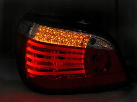 Lampy Diodowe Bmw E60 07.03-07 Red Smoke Led Seq