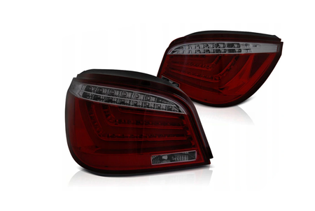 Lampy Diodowe Bmw E60 Lci 07-10 Red Smoke Led Bar