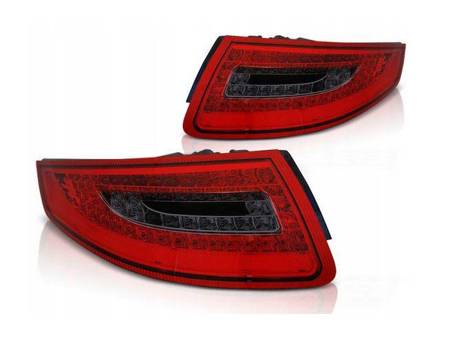 Lampy Diodowe Porsche 911 997 04-09 Red Smoke Led