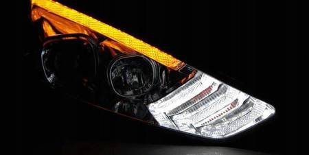 Lampy Ford Focus III mk3 15-18 chrome drl led dts