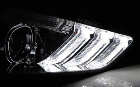 Lampy Ford Focus III mk3 15-18 chrome drl led dts