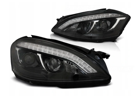 Lampy Mercedes W221 S-klasa 05-09 Black Led Afs