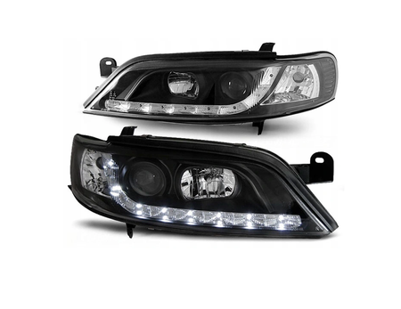 Lampy Opel Vectra B 95-98 Daylight Soczewki Black