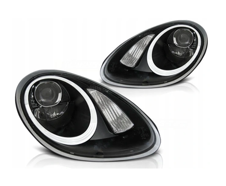 Lampy Porsche Boxster Cayman 987 05-08 Black Xenon