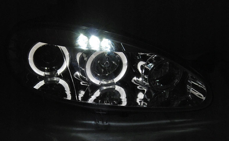 Lampy Przednie Chrome Ringi Do Mazda Mx5 01-05