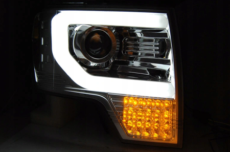 Lampy Przednie Ford F150 Mk12 08-14 Led Chrome