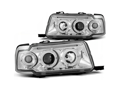 Lampy Reflektory Audi 80 B4 91-96 Ringi Chrome