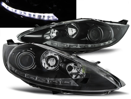 Lampy Reflektory Ford Fiesta Mk7 08.08-09.12 Daylight Black 