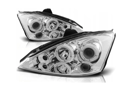 Lampy Reflektory Ford Focus Mk1 01-04 Ringi Chrome