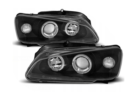 Lampy Reflektory Peugeot 106 96-03 Ringi Black