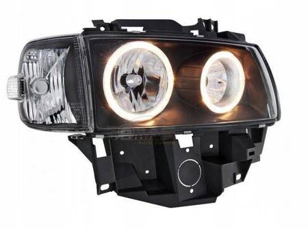 Lampy Reflektory VW T4 96-03 Bus RINGI BLACK