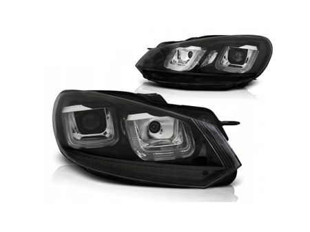 Lampy Reflektory Vw Golf Vi 6 08-12 Black Led Drl