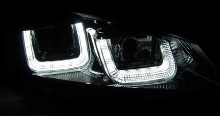 Lampy Reflektory Vw Golf Vi 6 08-12 Black Led Drl