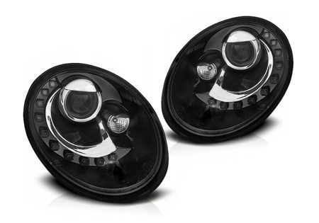 Lampy Reflektory Vw New Beetle 06-12 Led Black