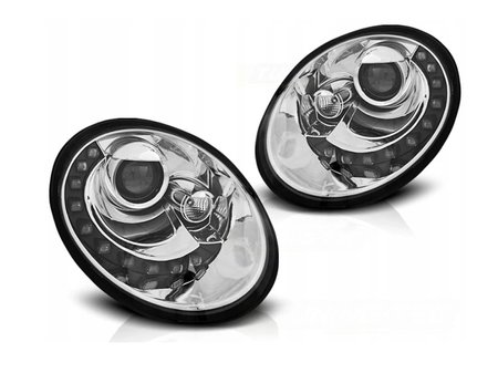 Lampy Reflektory Vw New Beetle 06-12 Led Chrome