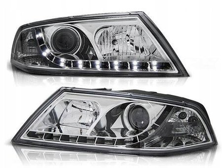 Lampy Skoda Octavia II 2 04-08 led chrome xenon