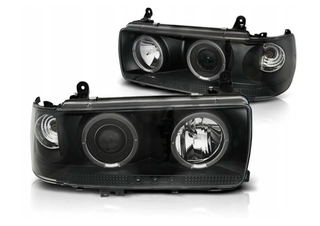 Lampy Toyota Land Cruiser Fj 80 90-97 Ringi Black