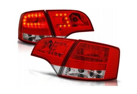 Lampy diodowe AUDI A4 B7 04-08 AVANT red white LED