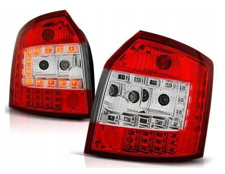 Lampy diodowe Audi A4 B6 01-04 avant red white led