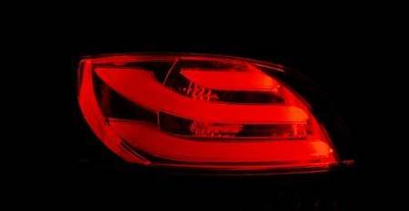 Lampy diodowe Peugeot 206 98- red white led bar