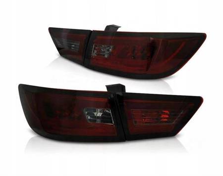 Lampy diodowe Renault Clio IV 13- red smoke led