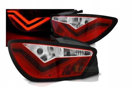 Lampy diodowe Seat Ibiza 6j 3d 08-12 red white led