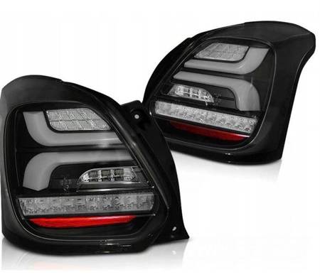 Lampy diodowe Suzuki Swift VI 17- black led dts