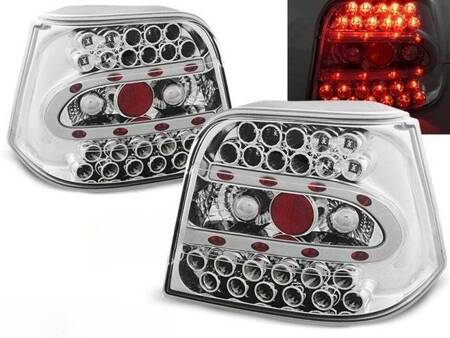 Lampy diodowe do VW Golf 4 IV 97-03 chrome LED