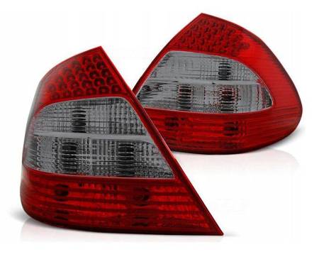 Lampy diodowe mercedes w211 02-06 red smoke led fk