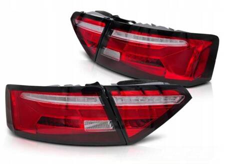 Lampy diodowe red-white LED do AUDI A5 11-16 LIFT