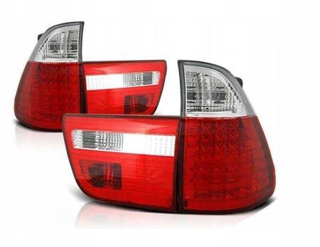 Lampy diodowe tylne Bmw X5 E53 99-03 red white led