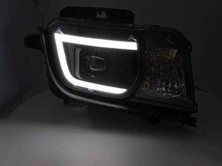 Lampy przednie BLACK LED do Chevrolet Camaro 09-13